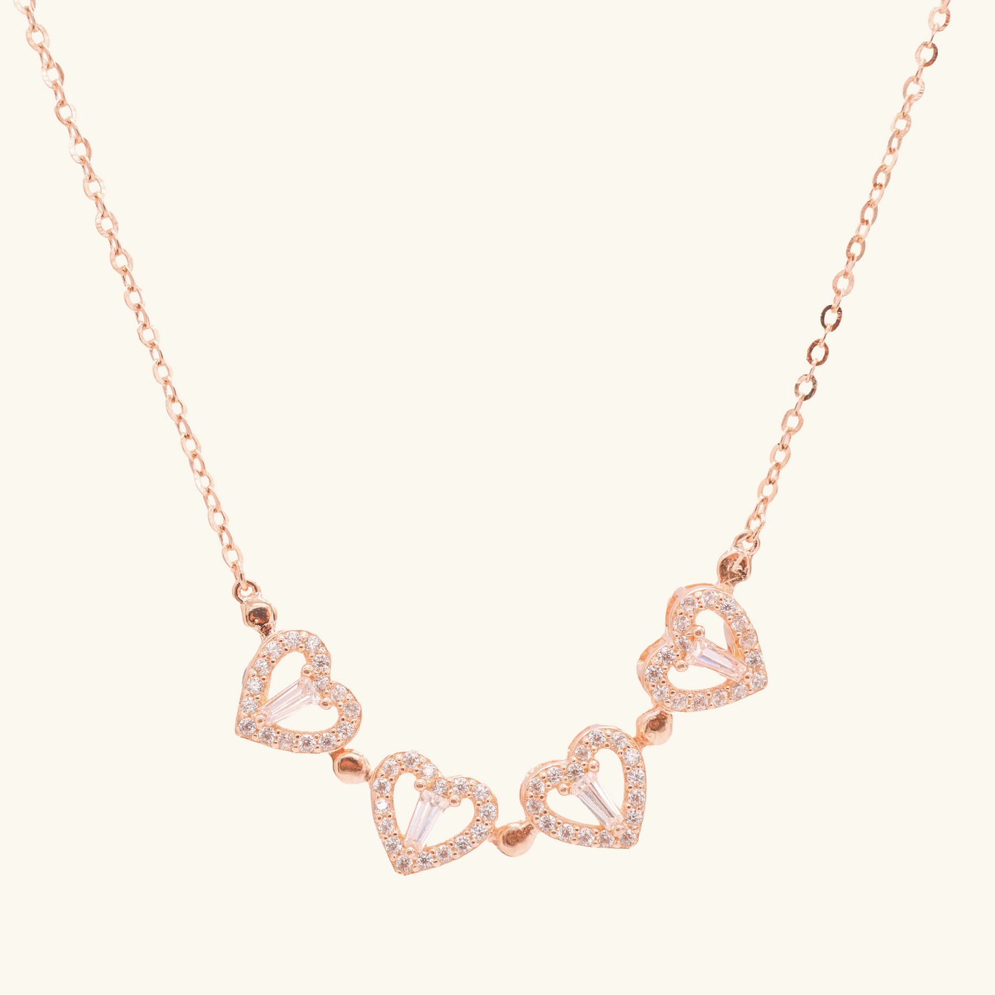 Heart-Clover Magnetic Pendant Necklace