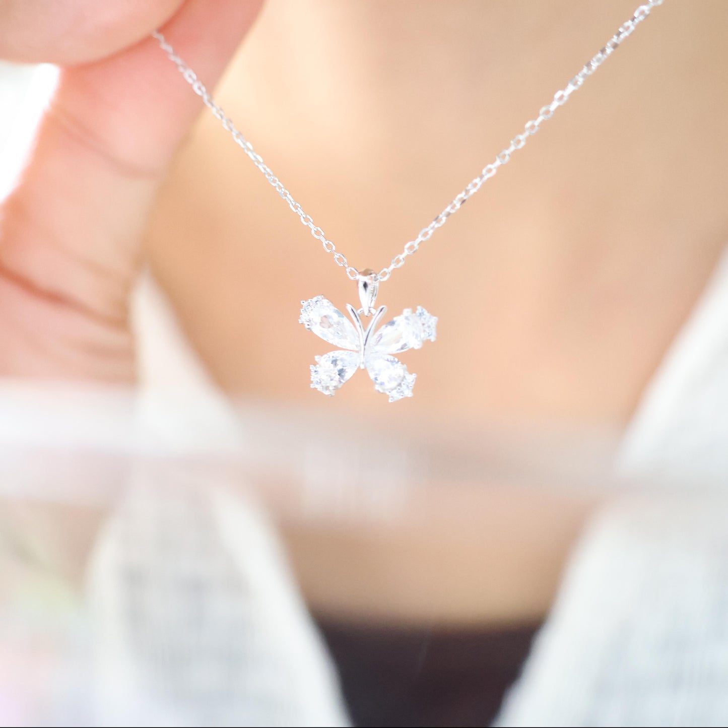 Butterfly Delight Pendant Necklace