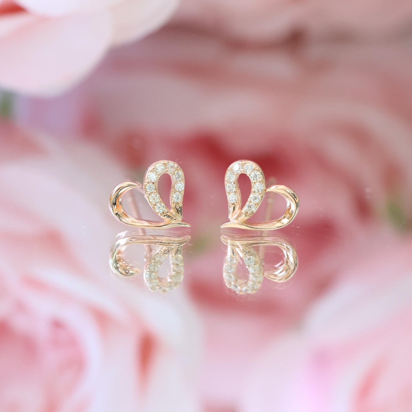 Heart Sparkle Earrings Heart Sparkle Earrings