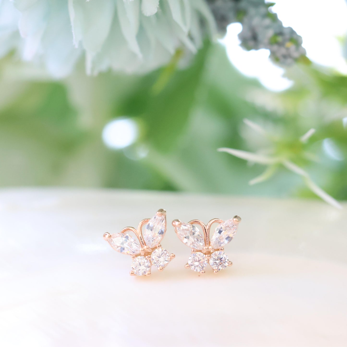 Luminous Flutter Earrings