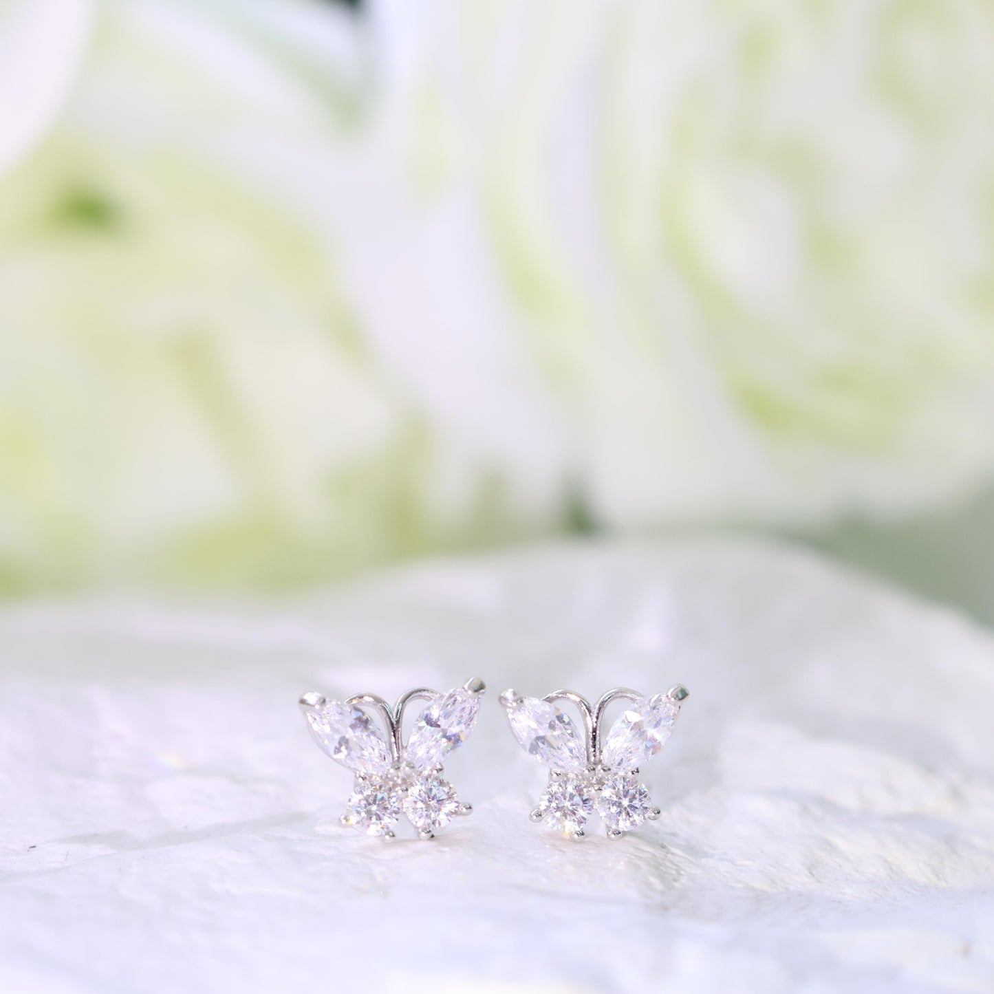 Luminous Flutter Earrings