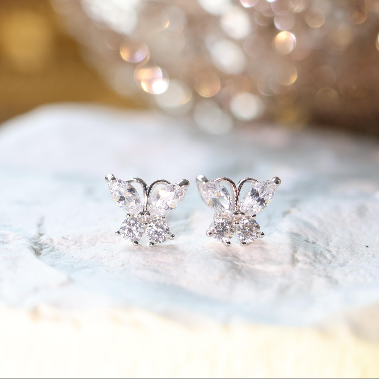 Luminous Flutter Earrings