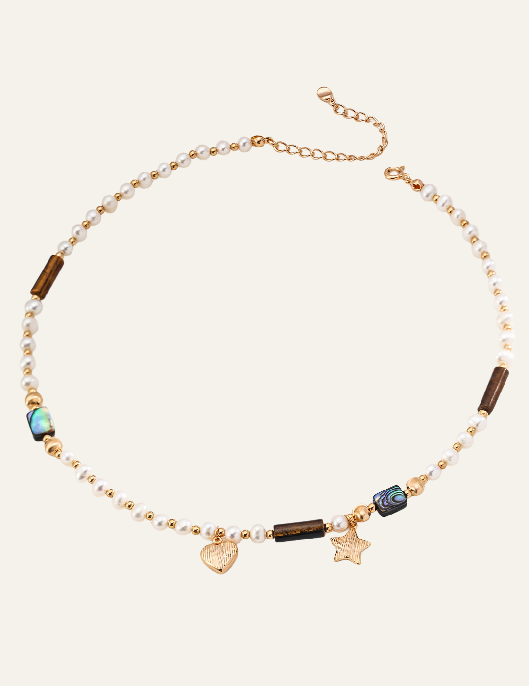 Étoile de Coeur Heart and Star Necklace