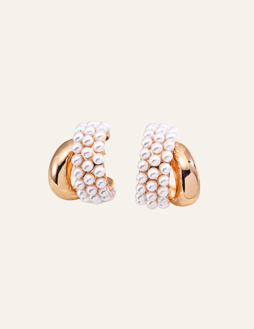 Luna Pearl Cascade Earrings