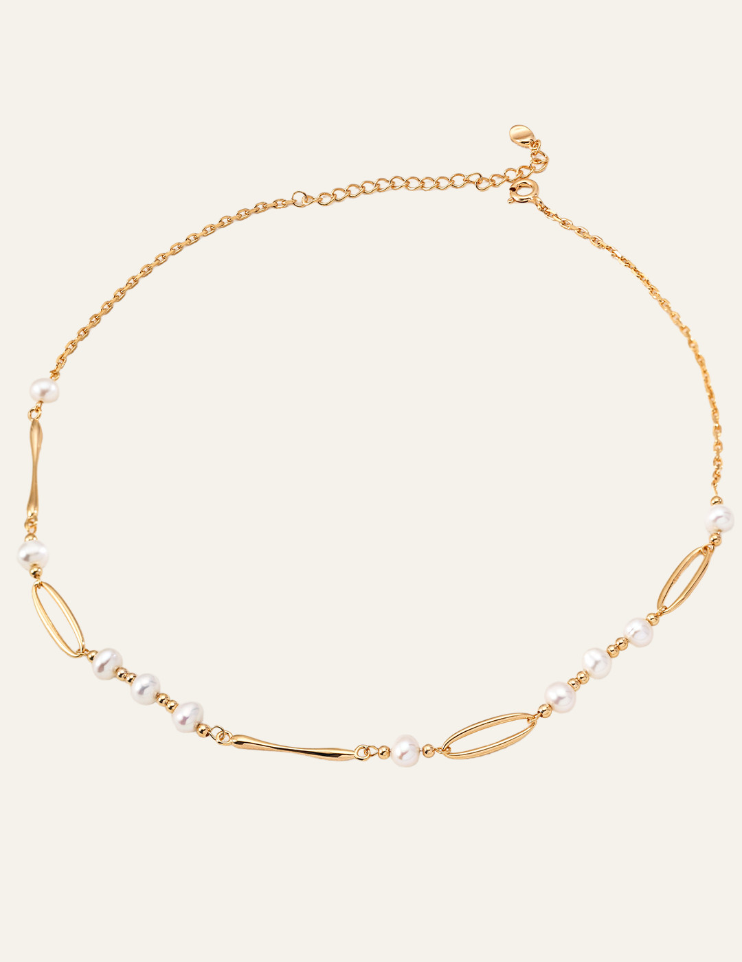 Perle Élégante Flowing Natural Pearl Necklace