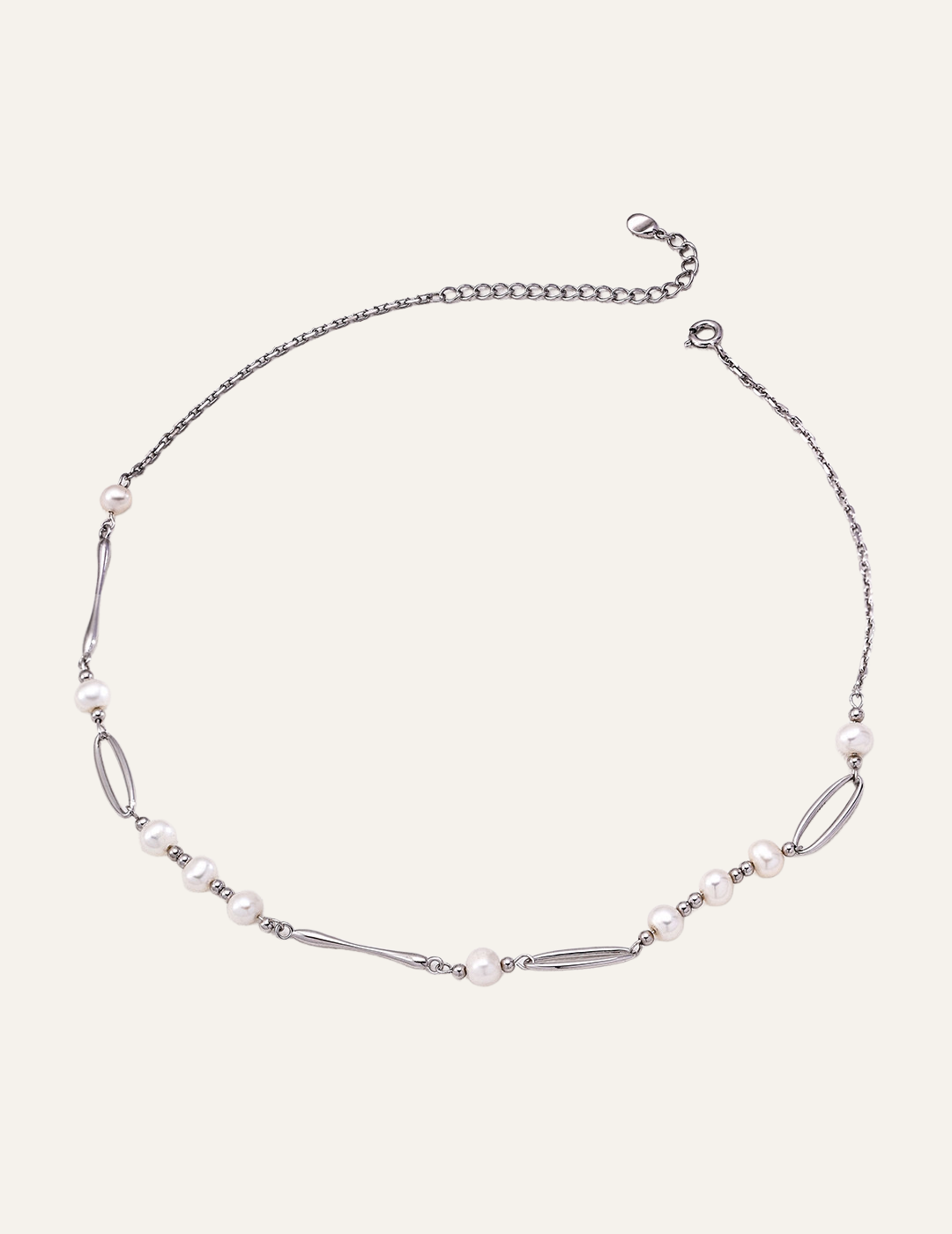 Perle Élégante Flowing Natural Pearl Necklace