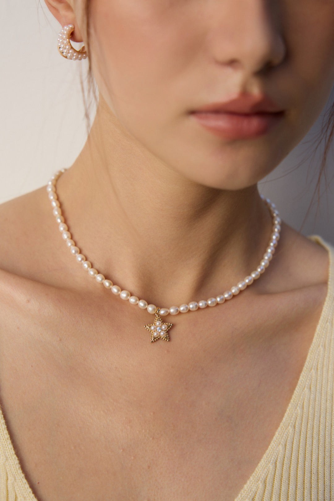 Étoile de Perle Star Pearl Necklace
