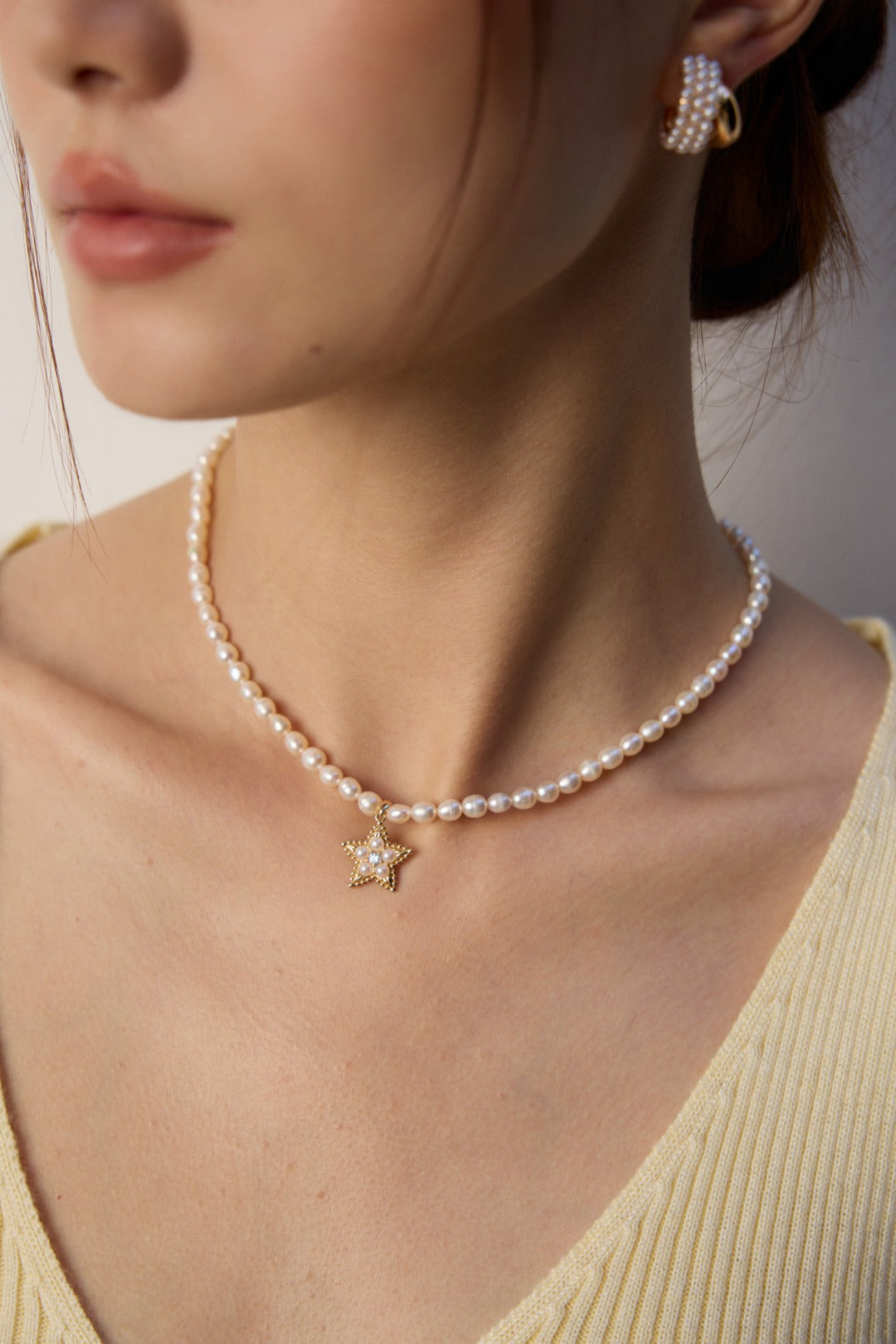 Étoile de Perle Star Pearl Necklace