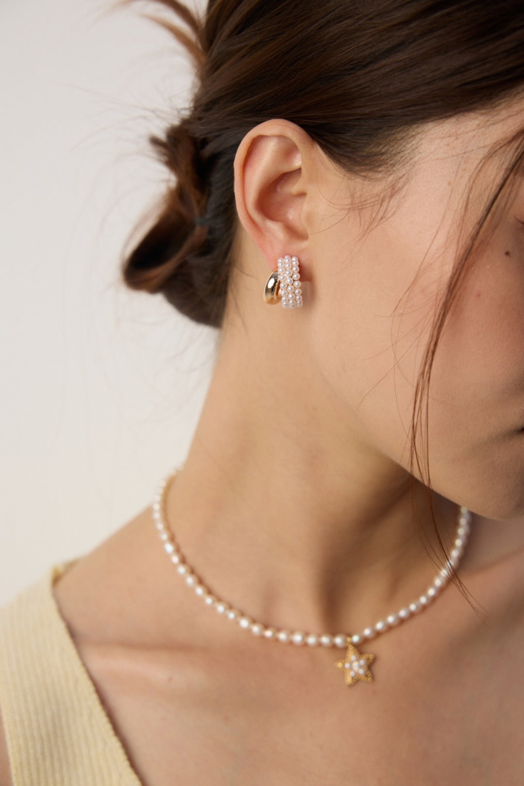 Luna Pearl Cascade Earrings