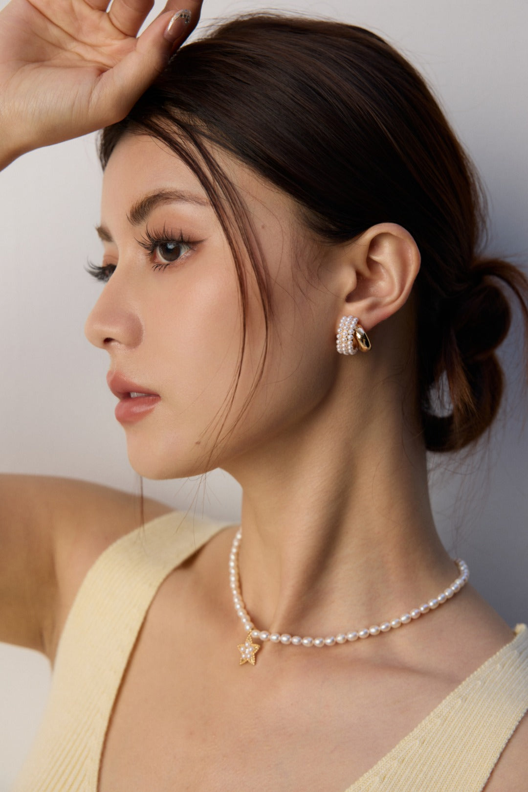 Luna Pearl Cascade Earrings