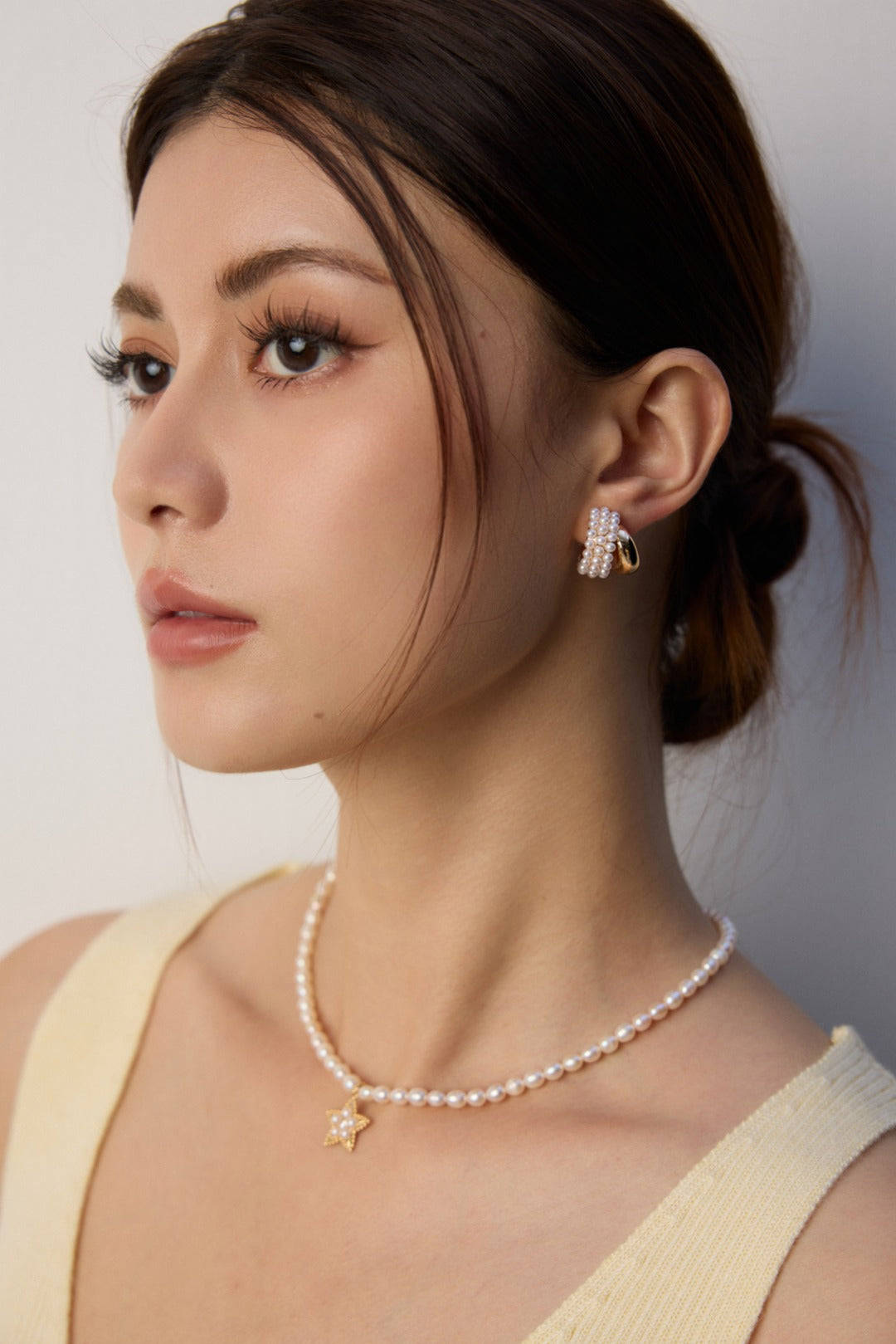 Luna Pearl Cascade Earrings