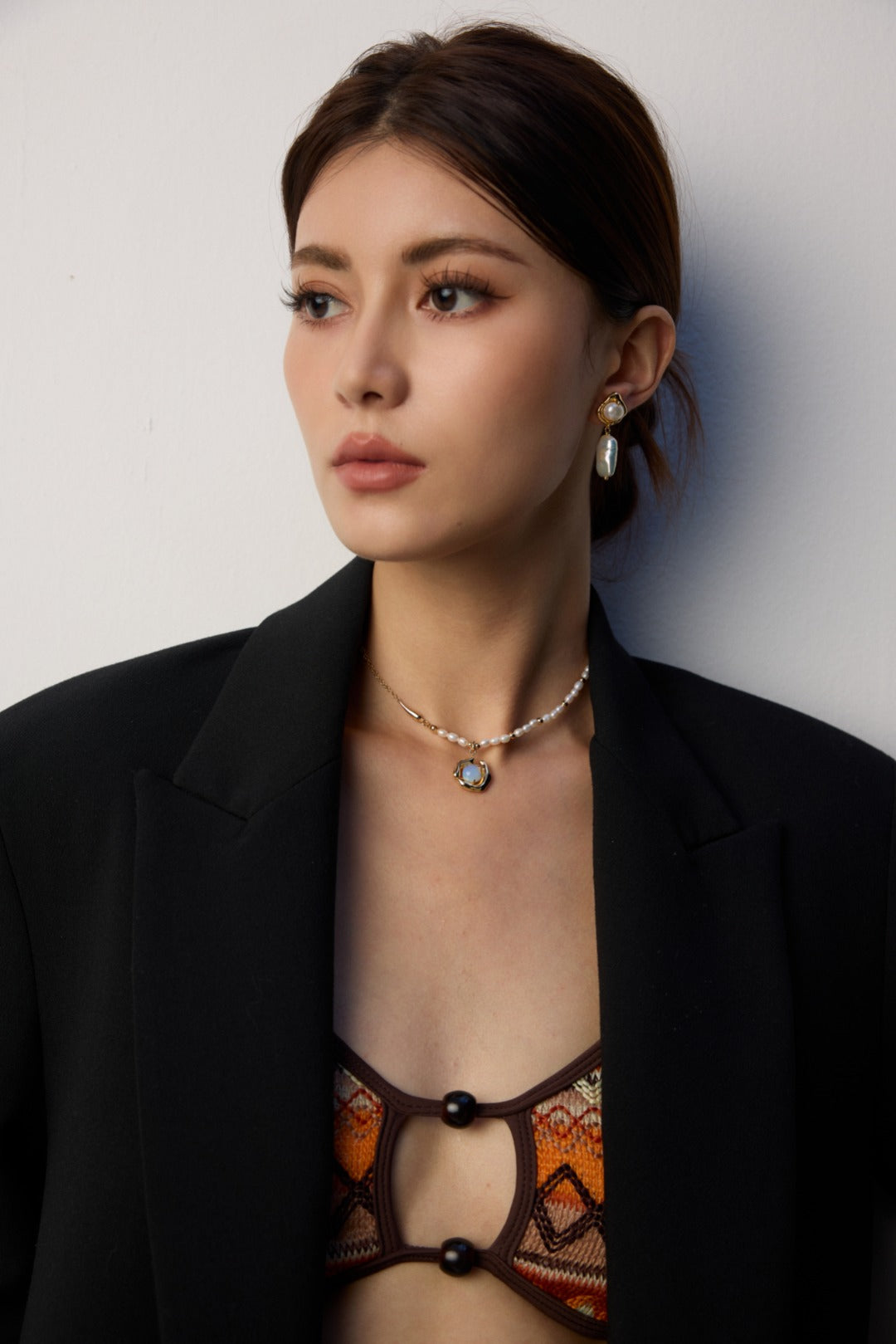 Oasis de Lumière lake opal pearl necklace