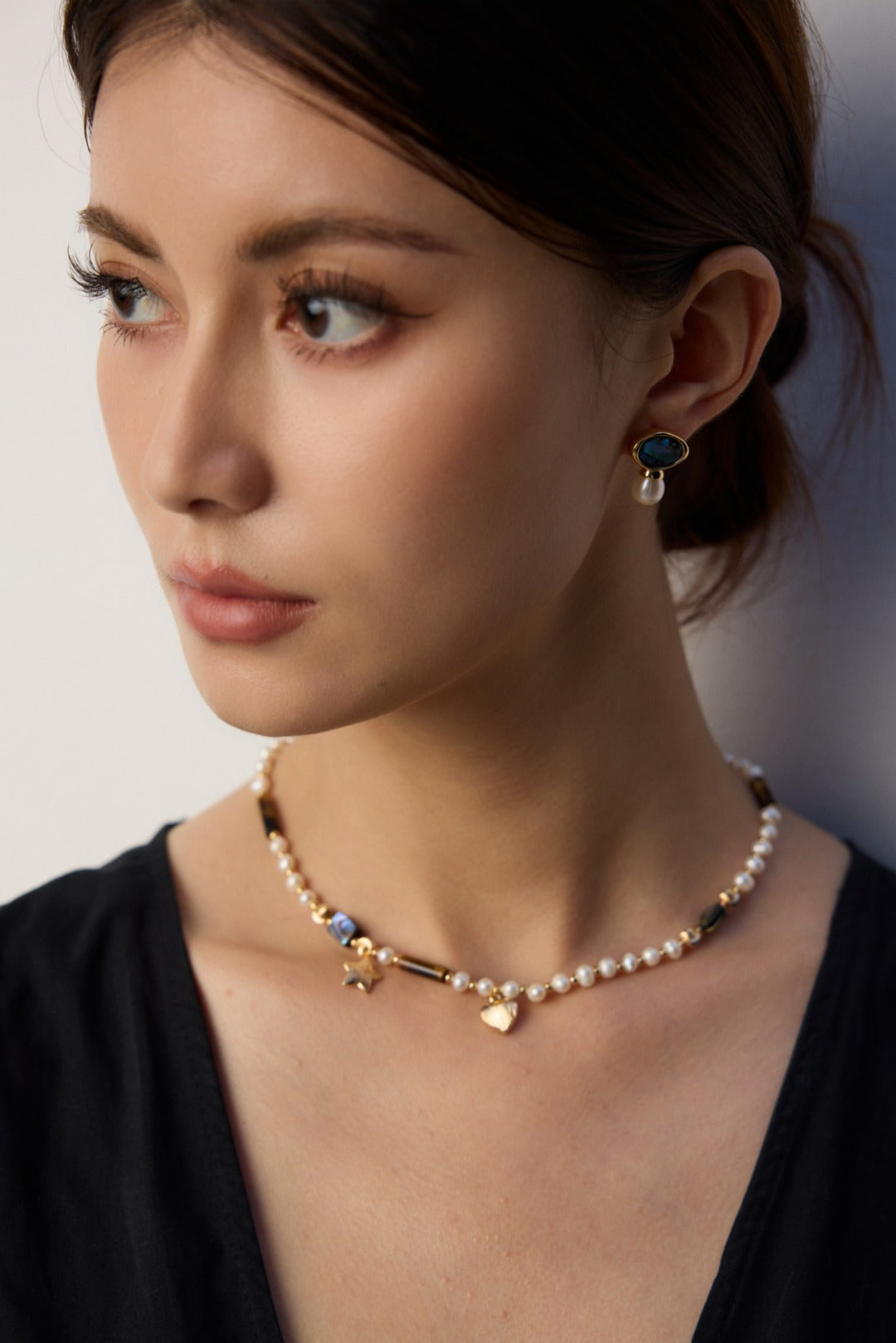 Étoile de Coeur Heart and Star Necklace