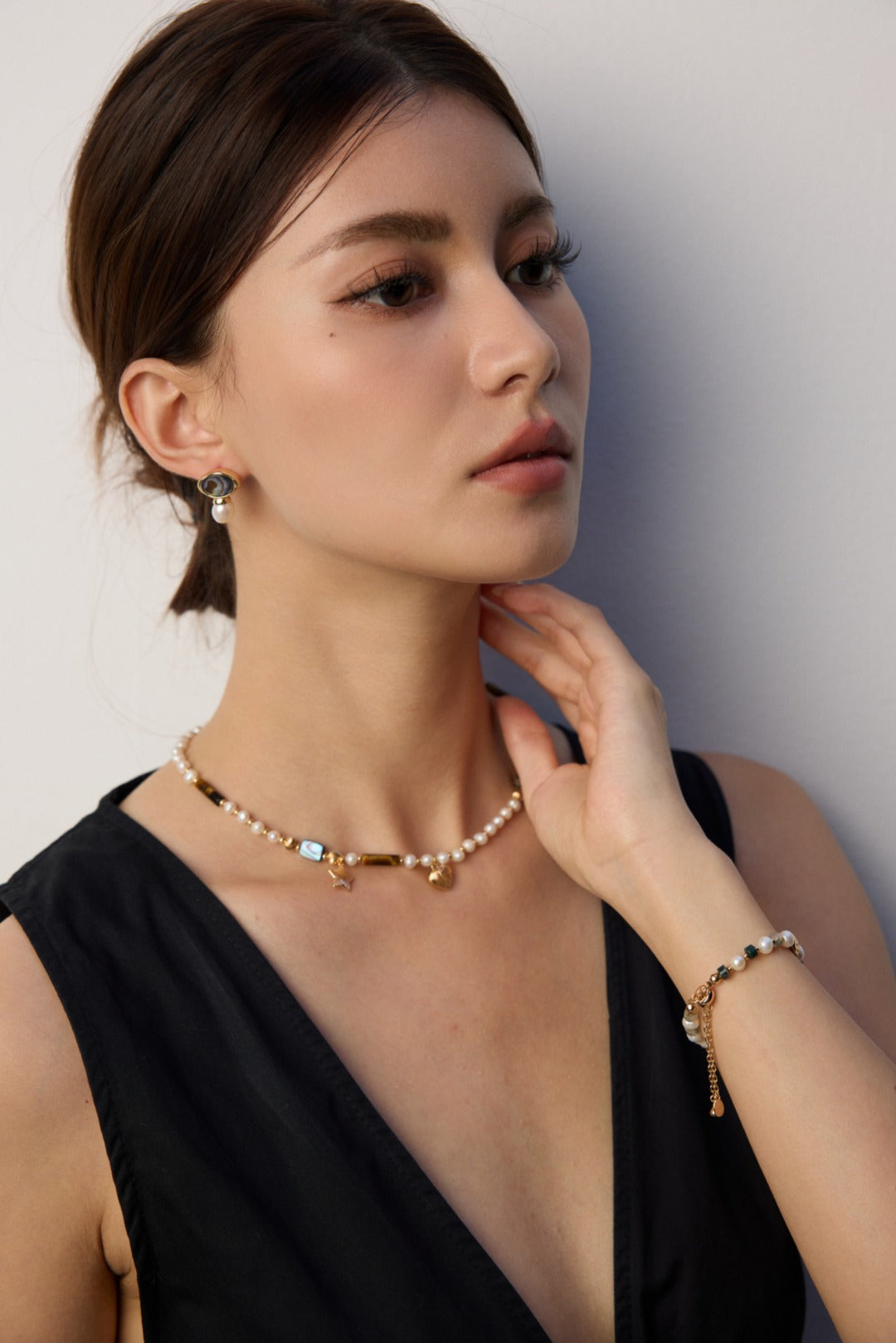 Étoile de Coeur Heart and Star Necklace