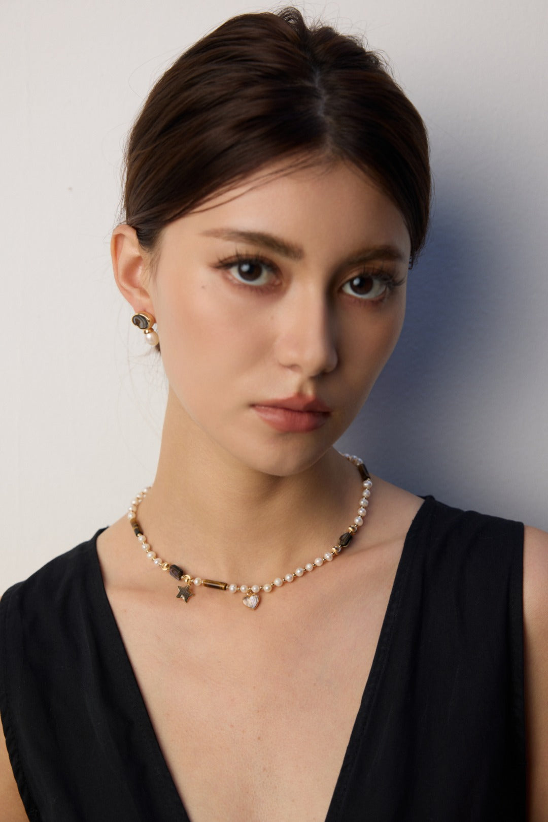 Étoile de Coeur Heart and Star Necklace