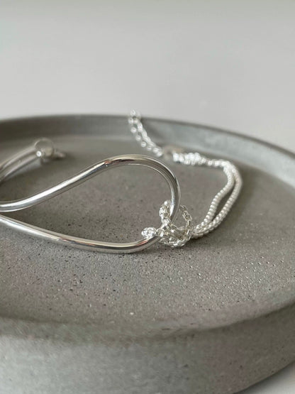 Fluid Bracelet Link Chain s925