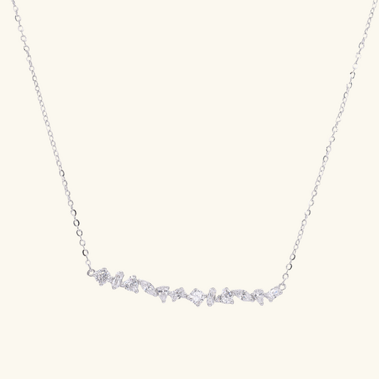 Shape Symphony Pendant Necklace Geometric Poetry Necklace KRN20