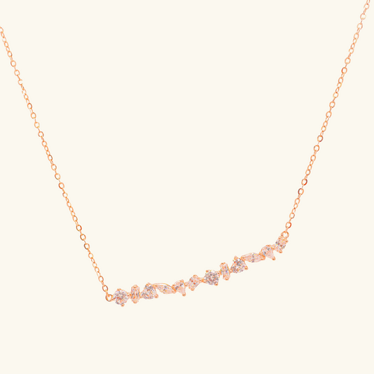 Shape Symphony Pendant Necklace Geometric Poetry Necklace KRN20