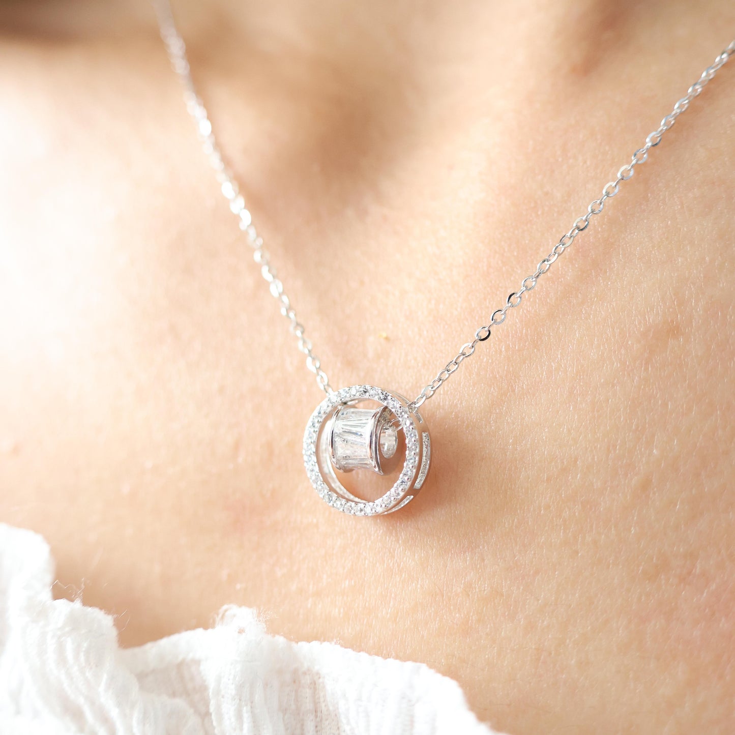 Luminous Circle Necklace