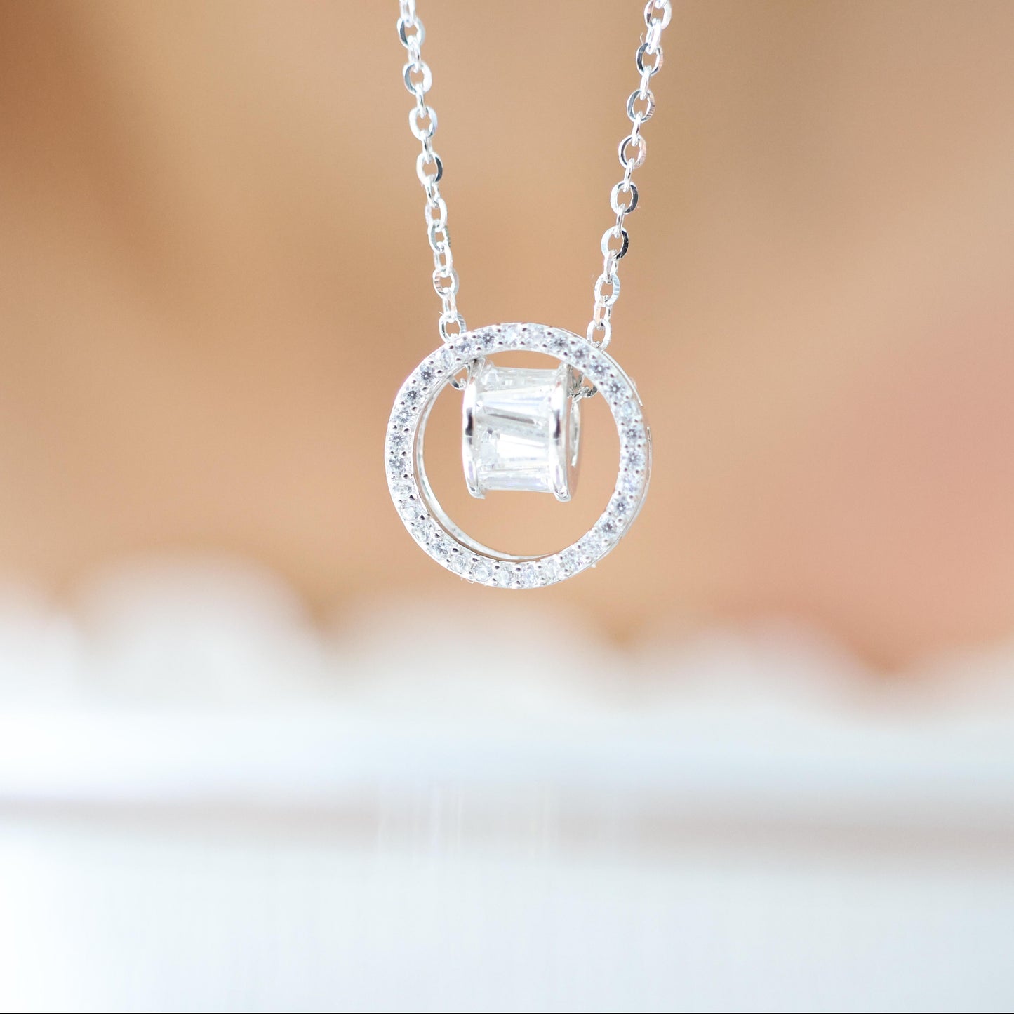 Luminous Circle Necklace