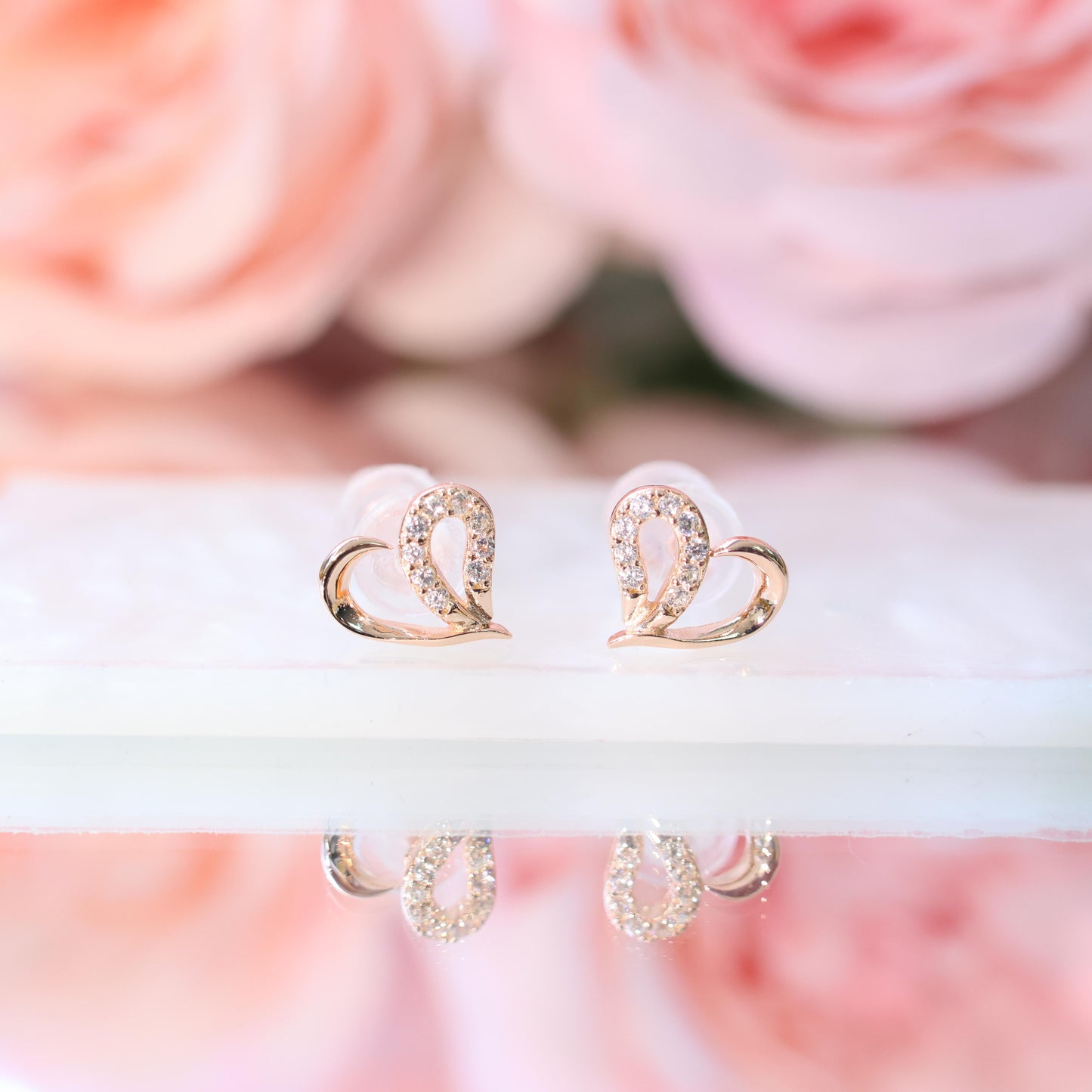 Heart Sparkle Earrings Heart Sparkle Earrings