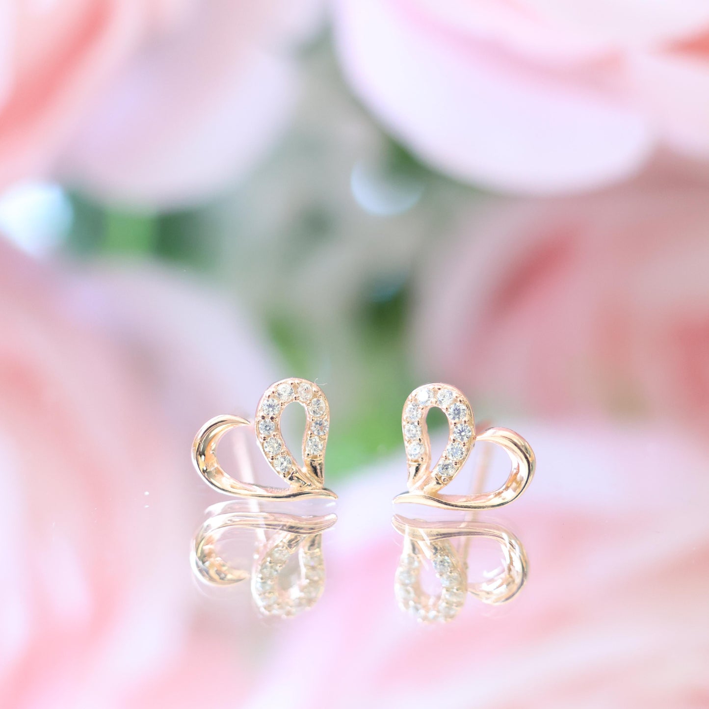 Heart Sparkle Earrings Heart Sparkle Earrings