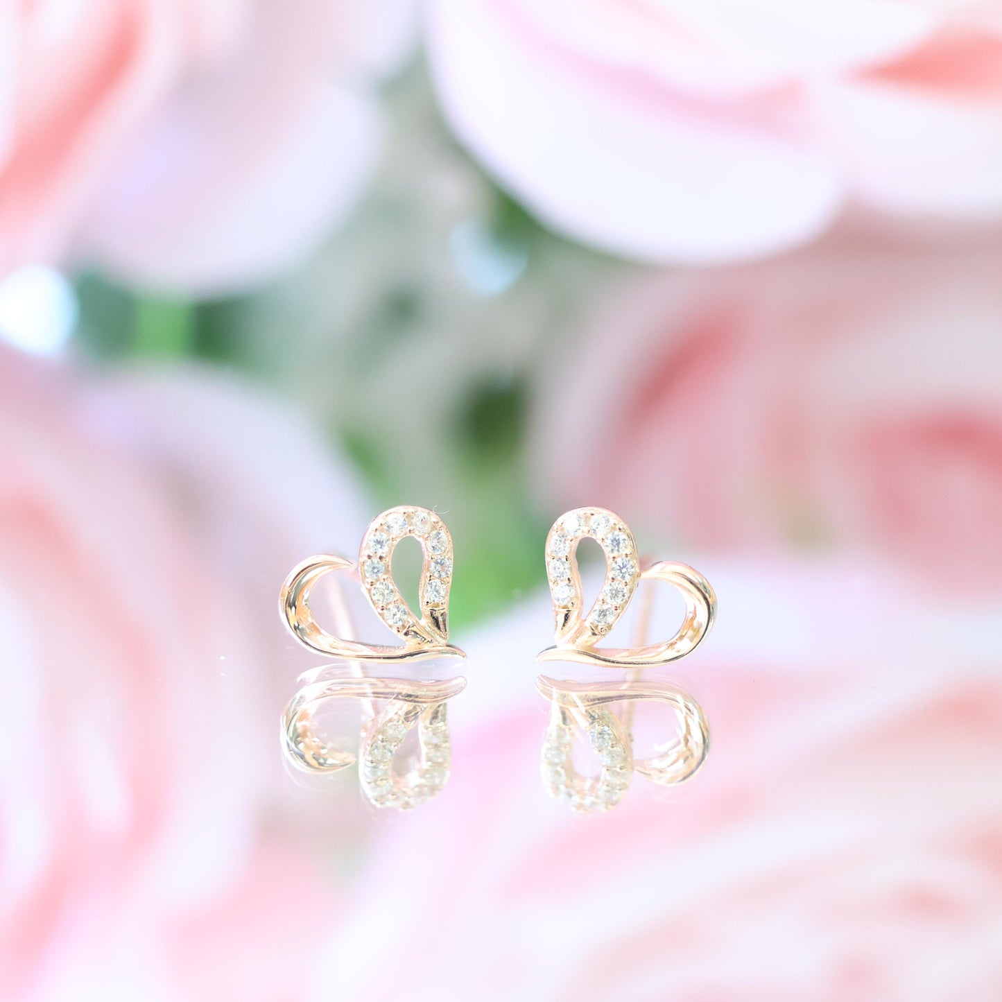 Heart Sparkle Earrings Heart Sparkle Earrings