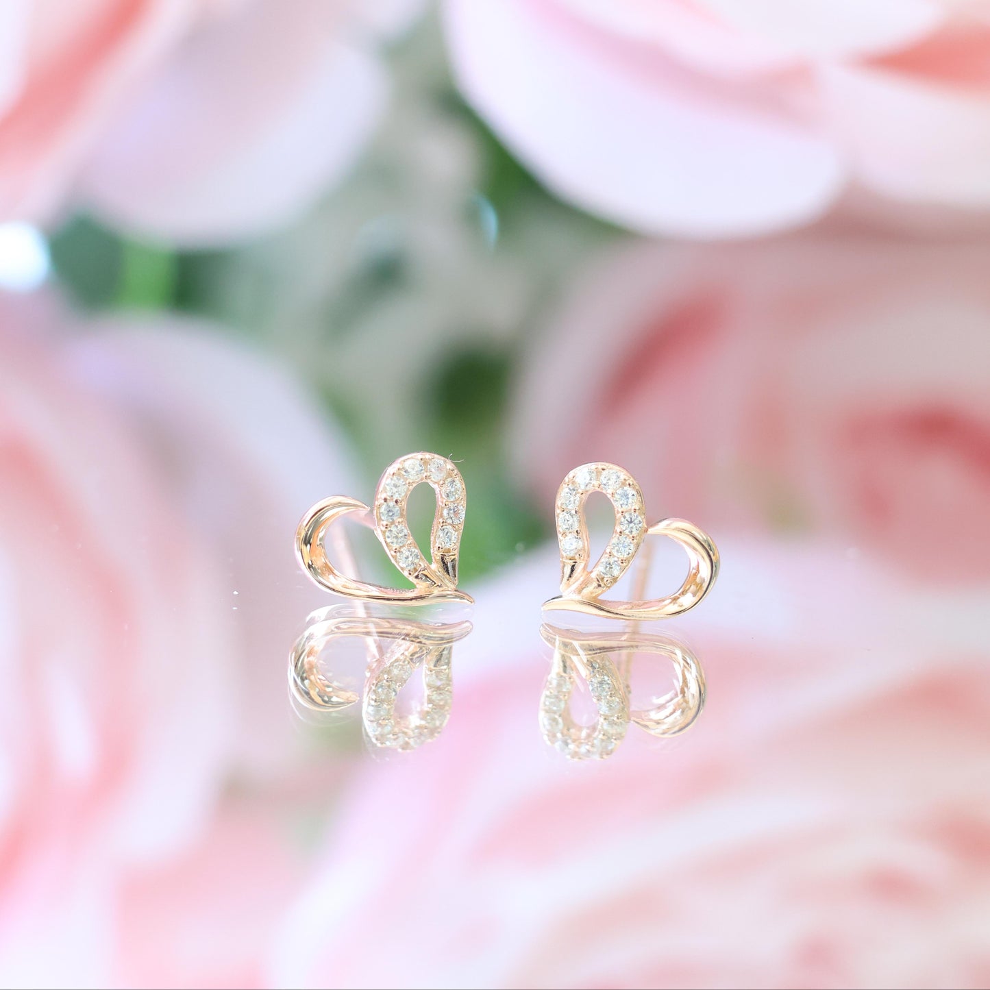 Heart Sparkle Earrings Heart Sparkle Earrings