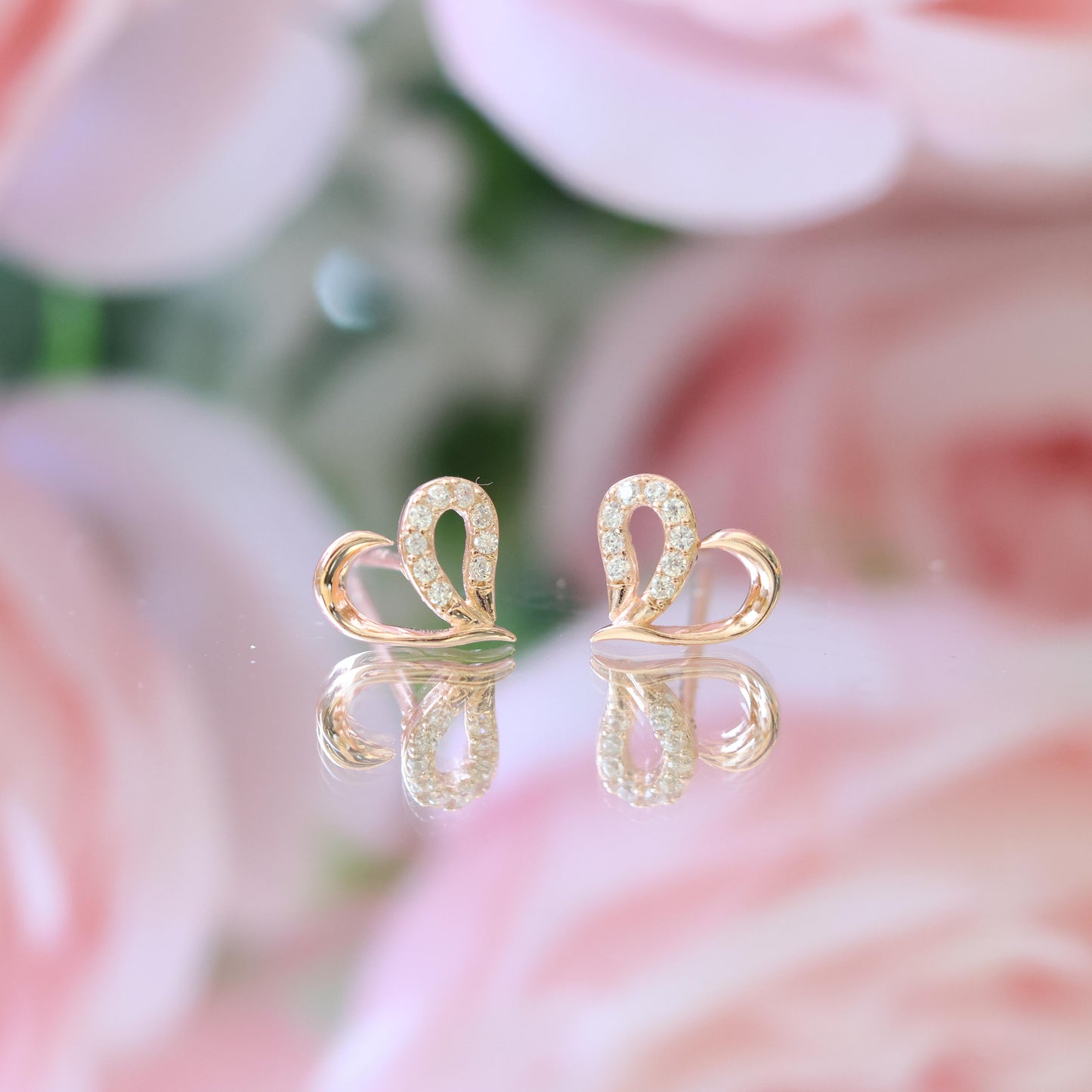 Heart Sparkle Earrings Heart Sparkle Earrings
