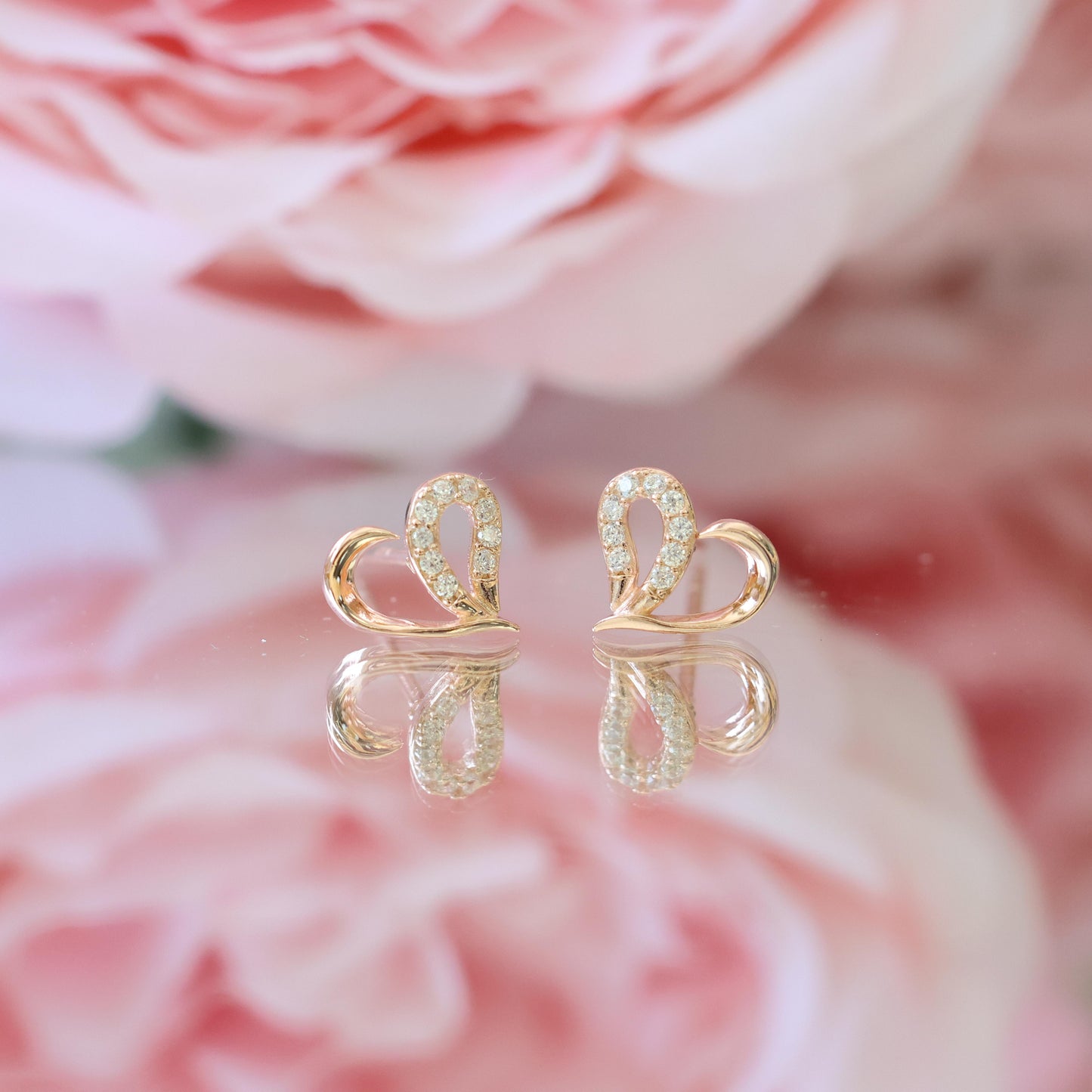 Heart Sparkle Earrings Heart Sparkle Earrings