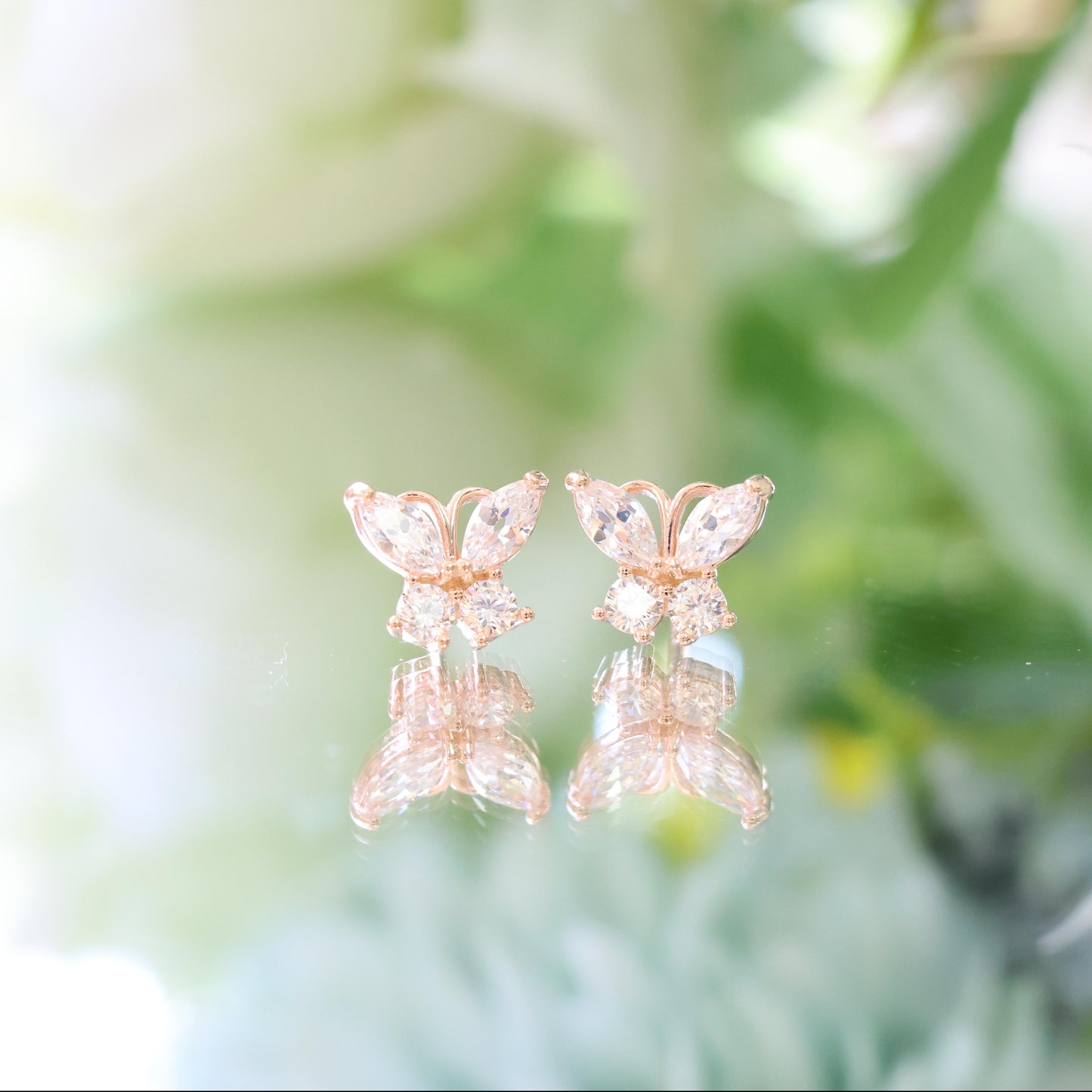 Luminous Flutter Earrings