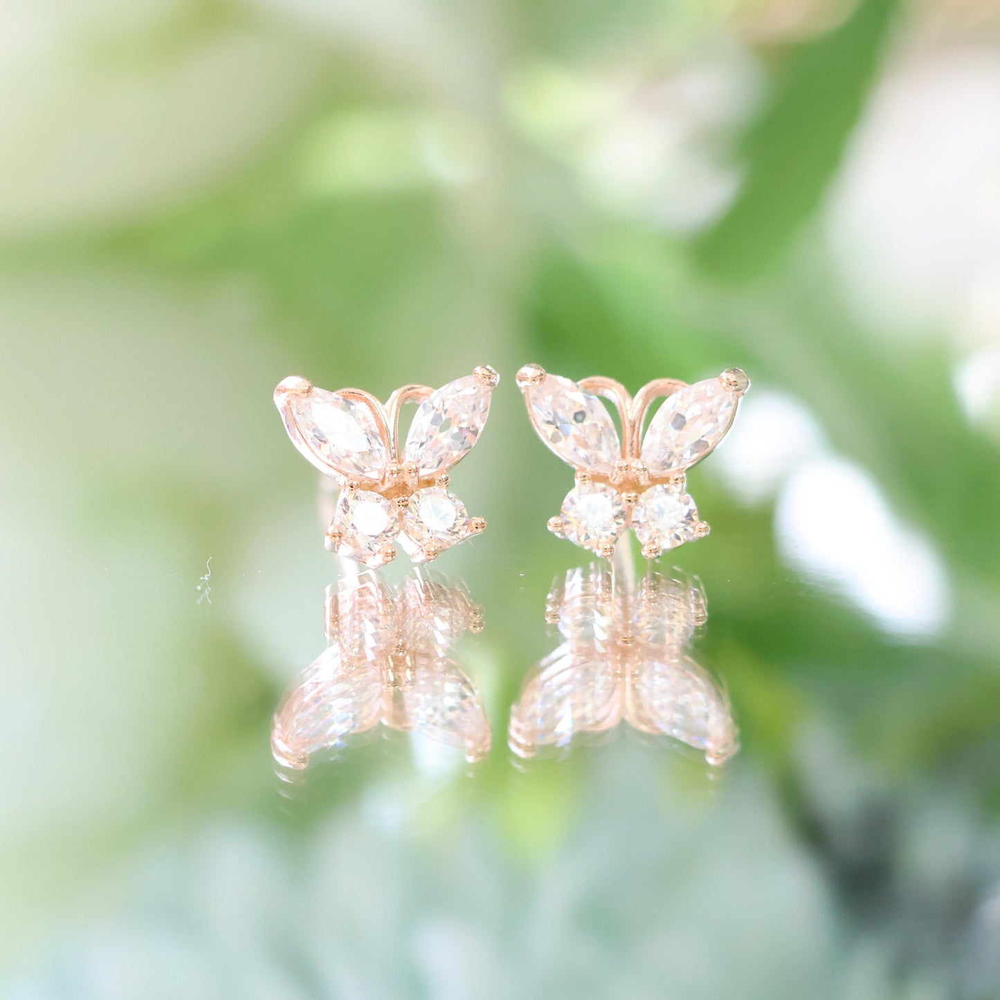 Luminous Flutter Earrings
