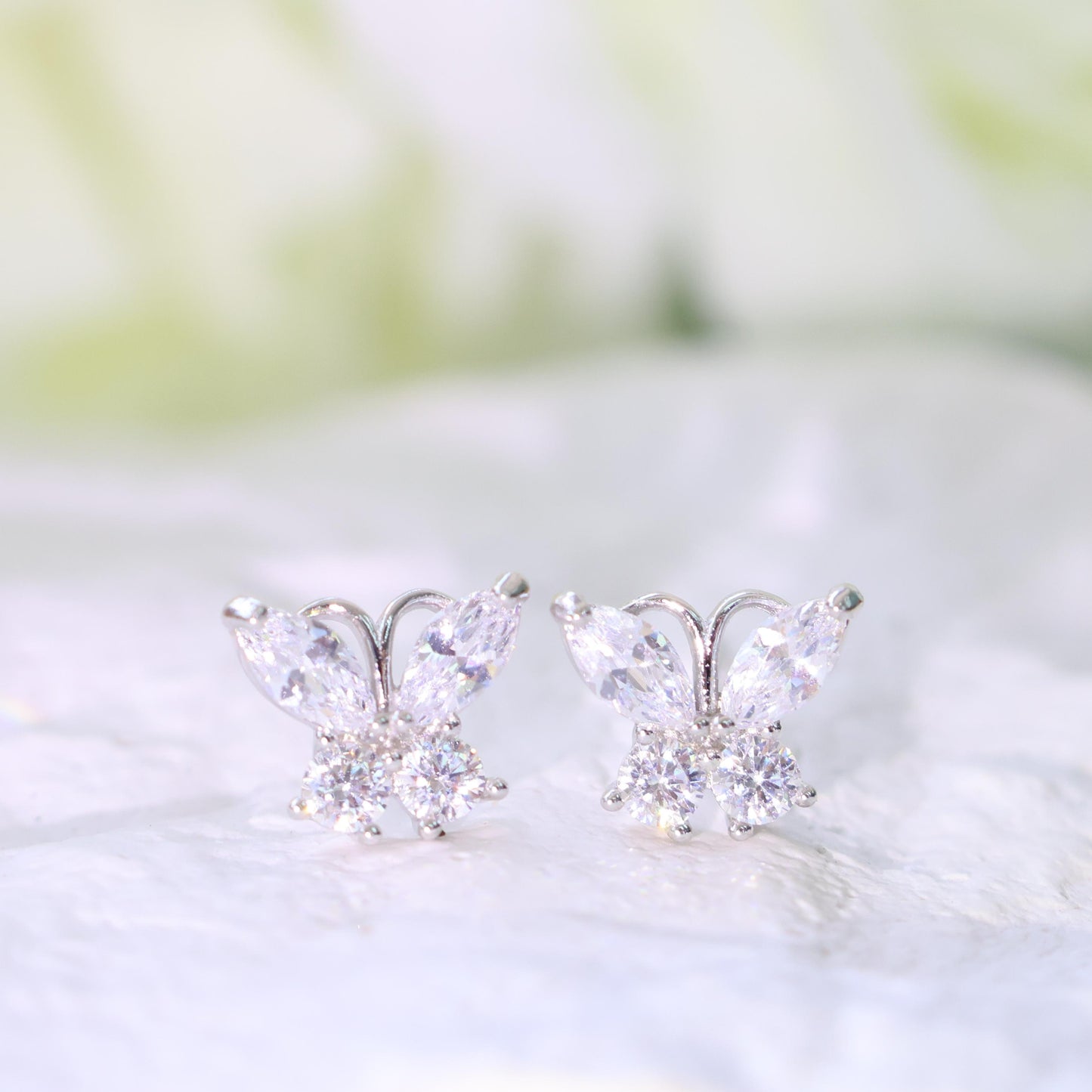 Luminous Flutter Earrings