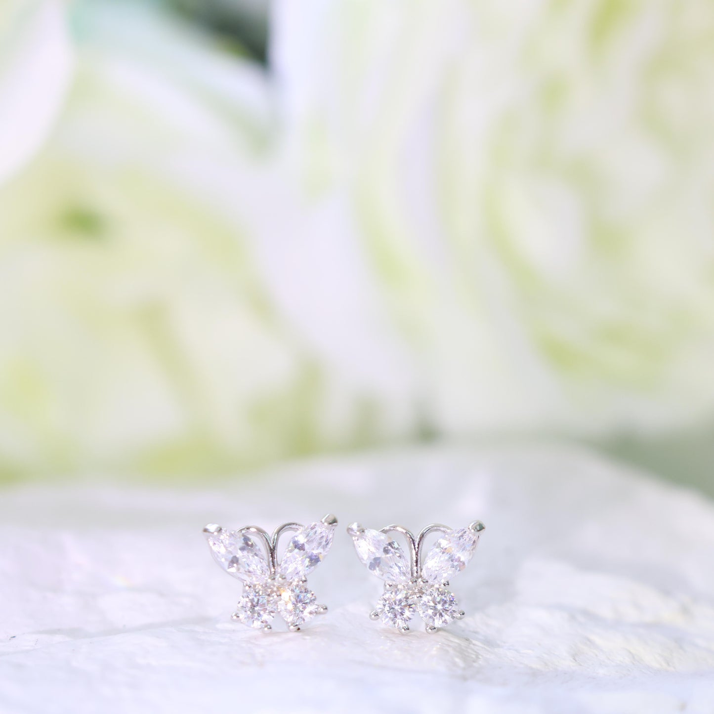 Luminous Flutter Earrings