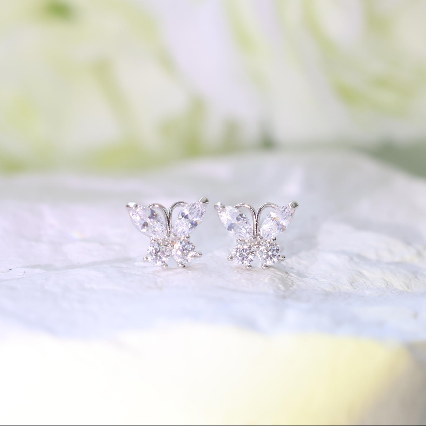 Luminous Flutter Earrings
