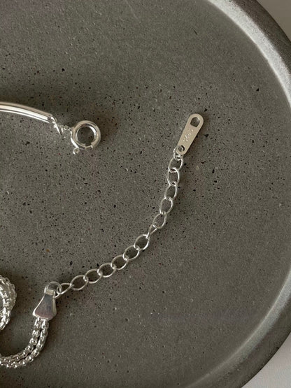 Fluid Bracelet Link Chain s925