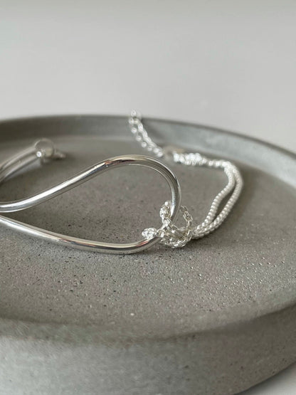 Fluid Bracelet Link Chain s925