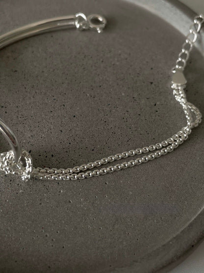 Fluid Bracelet Link Chain s925