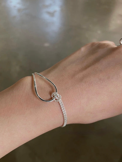 Fluid Bracelet Link Chain s925