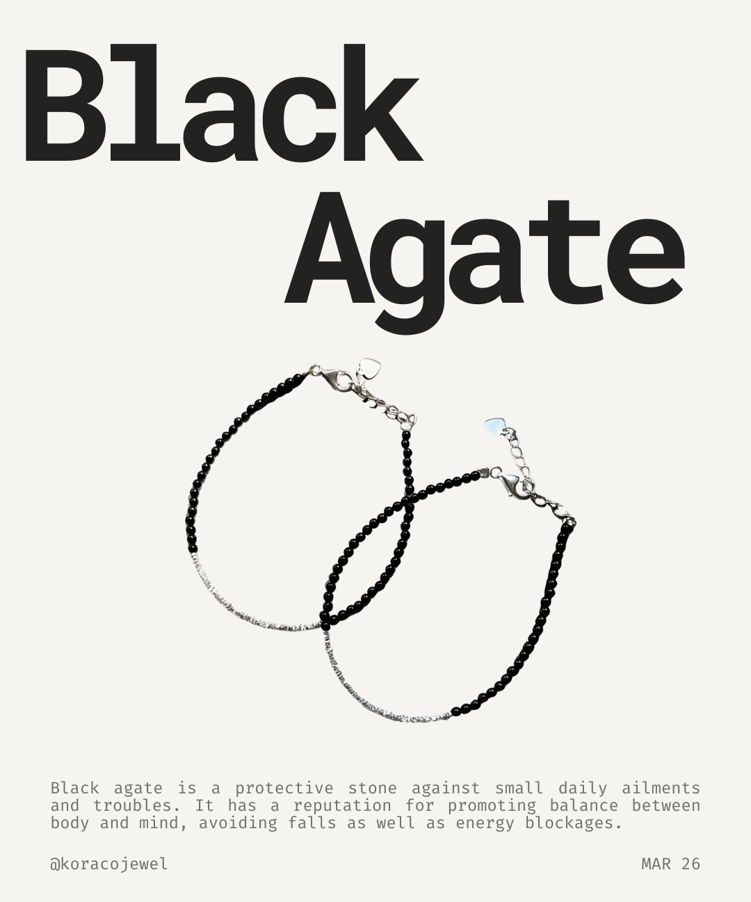 《靜 • 守》 Silent Vow Couple Bracelet