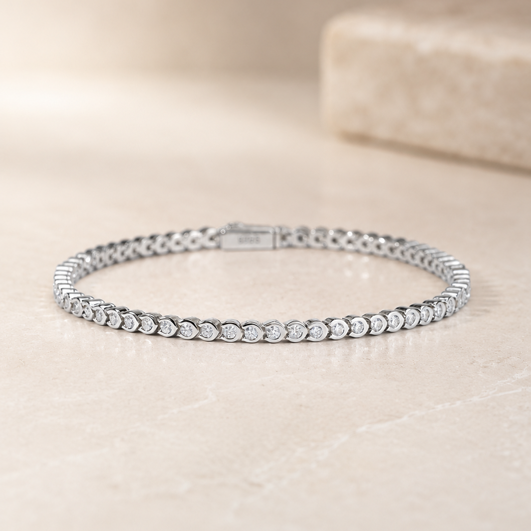 FULORA「福氣滿滿」 · S925 Silver Moissanite Bracelet