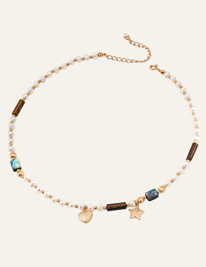 Étoile de Coeur Heart and Star Necklace 