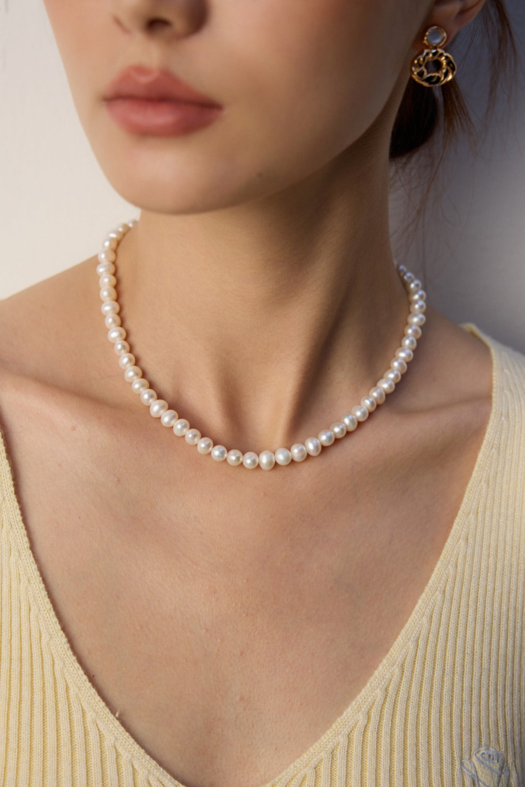 Perle d'Or natural pearl necklace 
